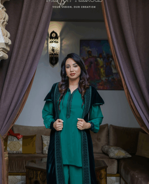 Embroidered 3-Piece Set – Maison Yaakoub